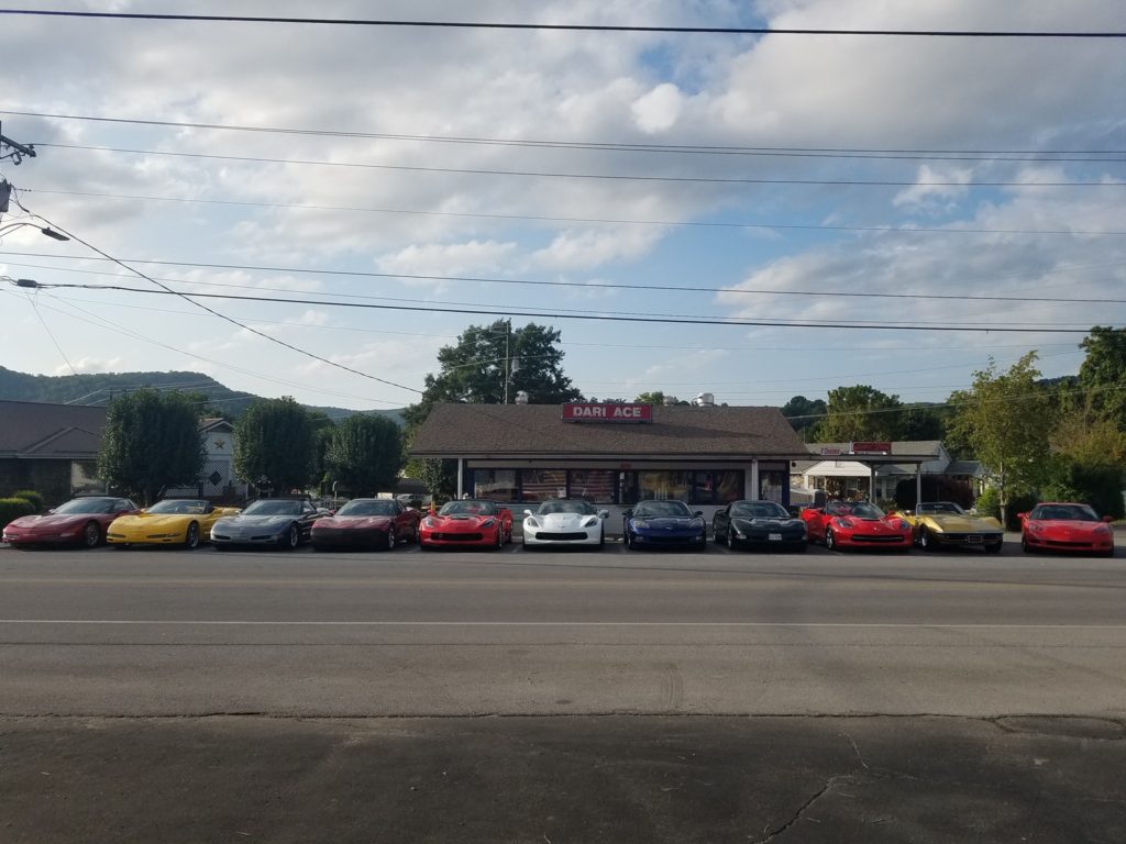 Corvettes at Dari Ace