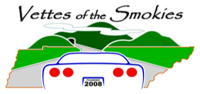 Logo Vettes of the Smokies Corvette Car Club
